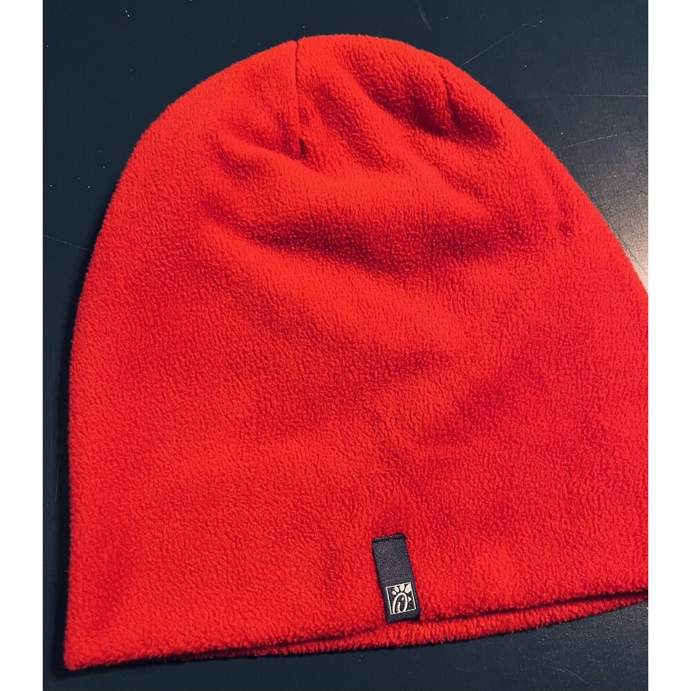 Chic-fil-A Employee Uniform Fleece Beanie Skull Winter Cap Hat Logo Chicken Cow